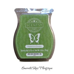 Scentsy wax melt bar peppermint dreams. New free shipping